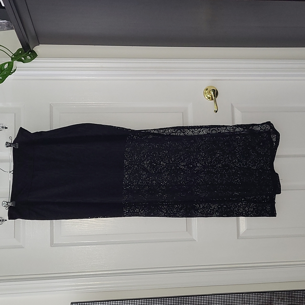 Angelina Maxi Lace Overlay Skirt